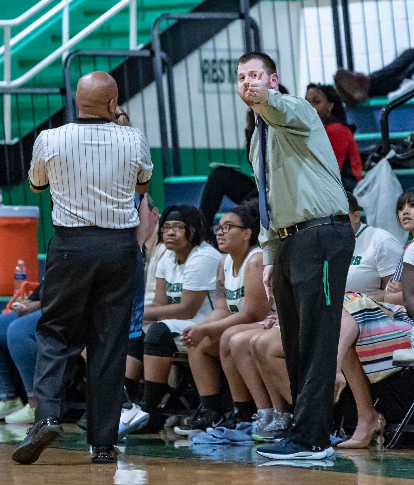 their home basketball game against West Rowan